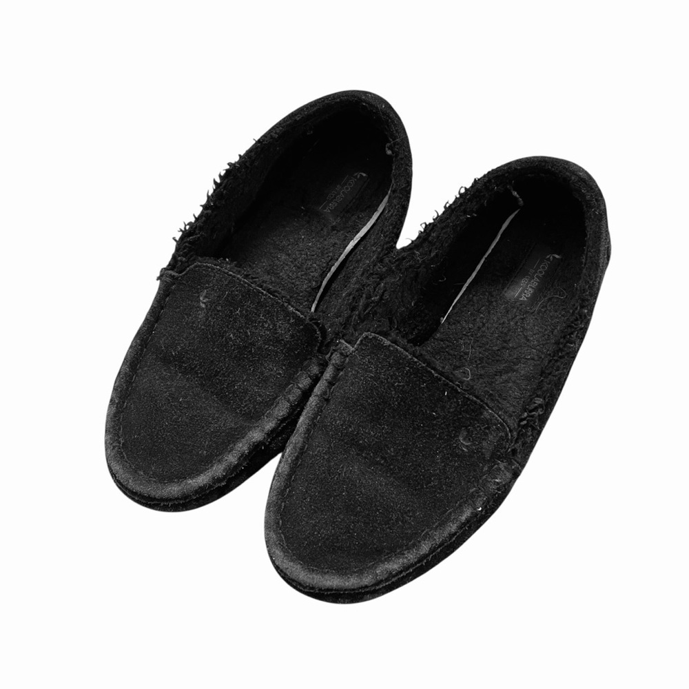 4/$25 Koolaburra by Ugg Black Moccasin Slippers Boy's Size 4 Black Slip On Shoes